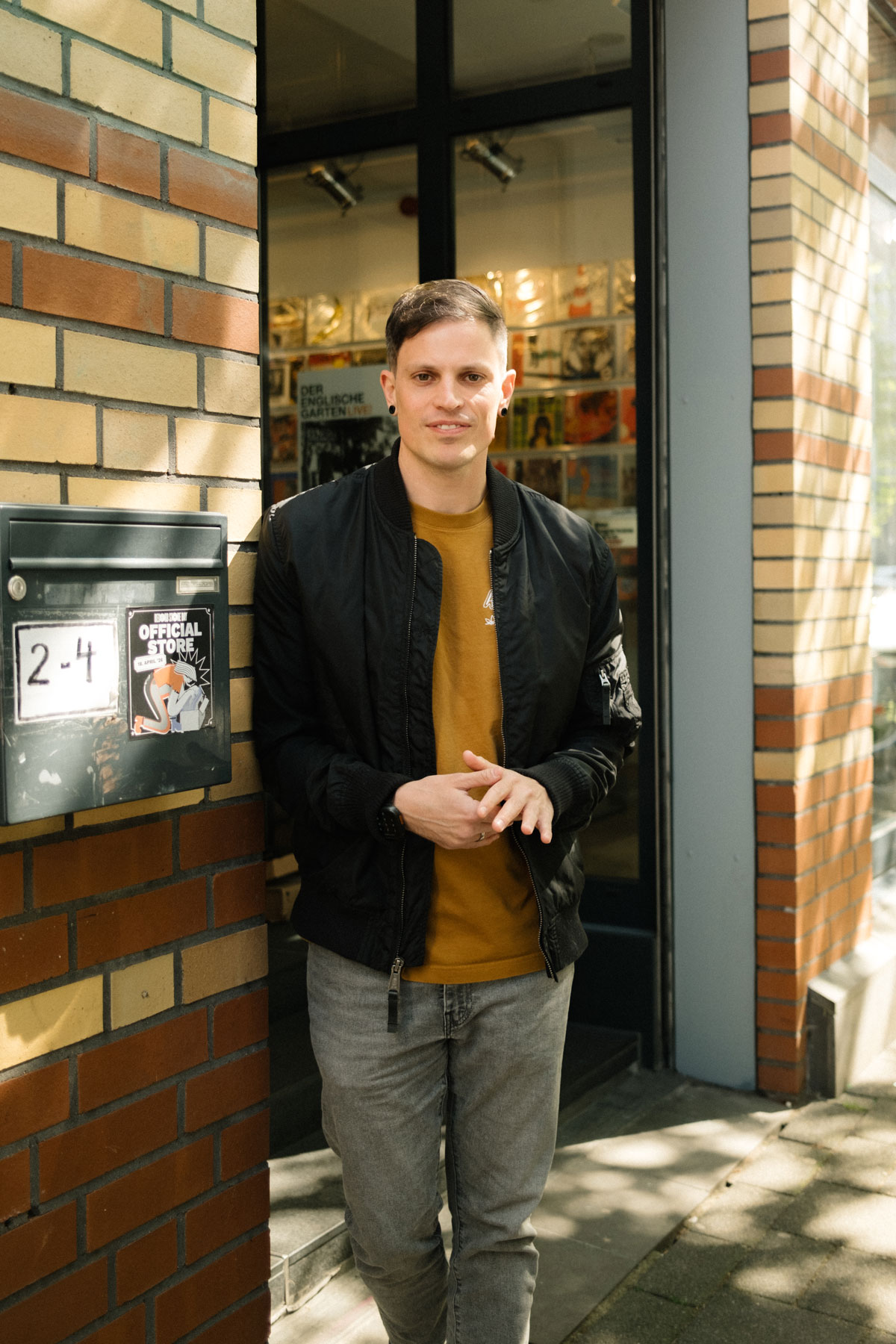 Steven Megerle im belgischen Viertel in Köln